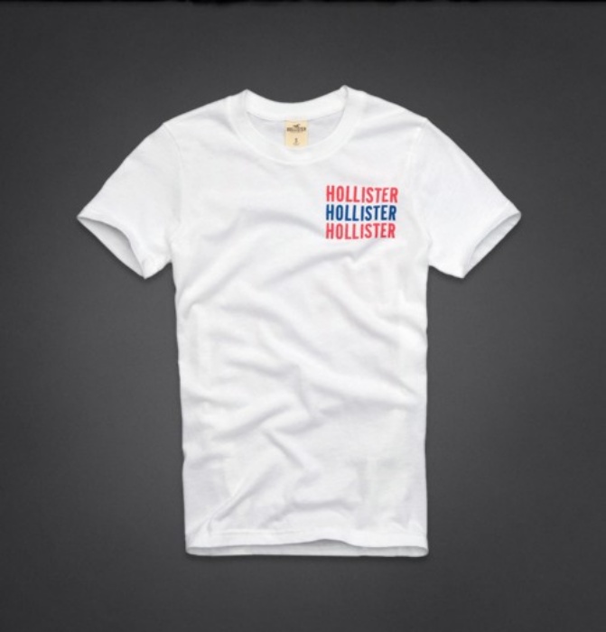 Hollister Hombres De Cuello Redondo Corto Remera HCO4102